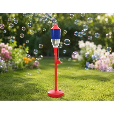 Bublifukovač louč 132 cm na baterie se světlem a náplní 350 ml