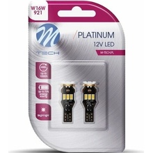 M-Tech CANBUS W16W W2.1x9.5d 9 LED biele 2 ks LB817W
