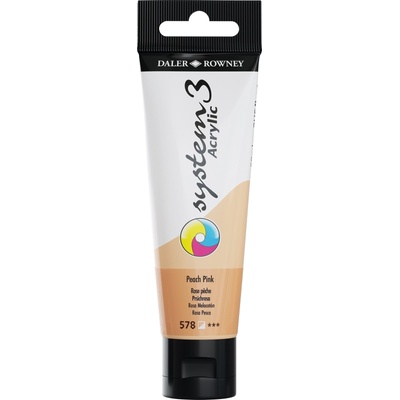 Daler-Rowney System3 АКРИЛНА боя Peach Pink 59 ml 1 бр (129059578)