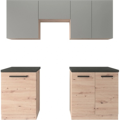 GALA Kuchyňská sestava LANGEN 2 m dub artisan/šedá