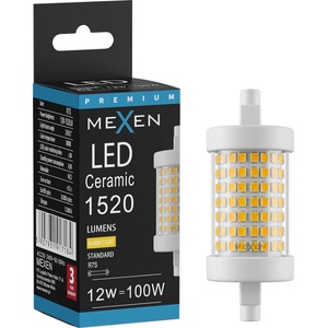 Mexen Vega LED крушка R7S, 12W, Топла - 3000K, 1520 lm - L126-R7S-1230-01 (L126-R7S-1230-01)