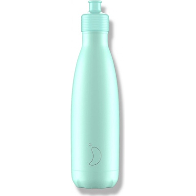 Chilly's Bottles Termoláhev pastelově zelená sportovní edice Original 500 ml