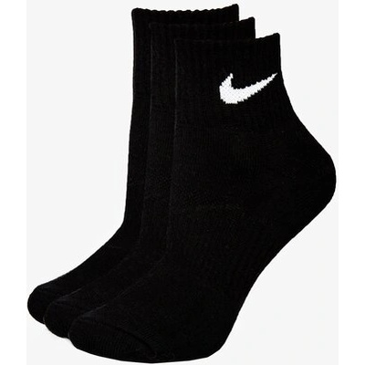 Nike Чорапи 3Ppk Quarter Black дамски Аксесоари Чорапи SX47060-010 Черен 34-38 (SX47060-010)
