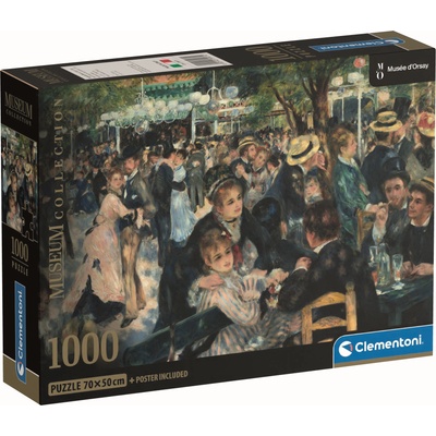 Clementoni Пъзел Clementoni от 1000 части - Бал в Мулен дьо ла Галет (39971)