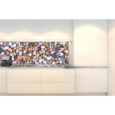 DIMEX KI-180-247 Fototapeta do kuchyne Farebné okruhliaky, rozmery 180 x 60 cm