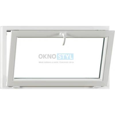 OKNOSTYL.cz plastové okno sklopné REHAU 1200 x 700 cm Bílá