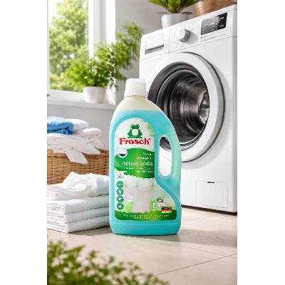 Frosch Active Soda Power Detergent - течен перилен препарат със сода, 22 пранета (3659-950)