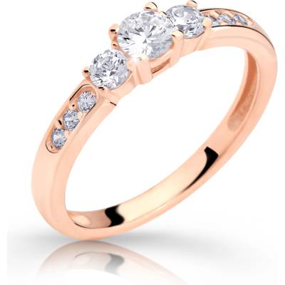 Cutie Jewellery diamonds dámský prsten Z6806 2360 ze zlata s diamanty Růžová