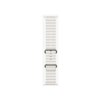 Apple Watch 49mm Band: White Ocean Band (mqe93zm/a)