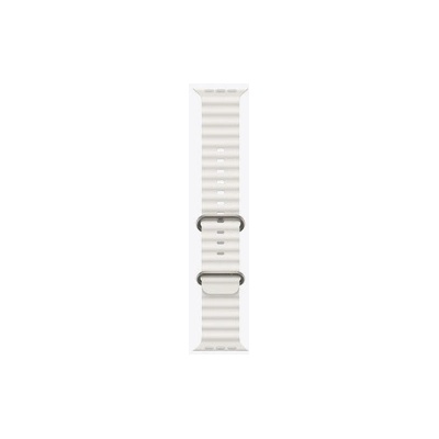 Apple Watch 49mm Band: White Ocean Band (mqe93zm/a)