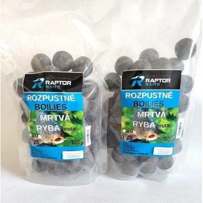 RAPTOR rozpustné BOILIES pr. 24 - MTRVÁ RYBA BRUTAL - 500g