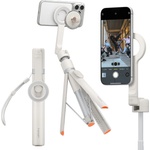 Spigen Селфи стик трипод Spigen Selfie Stick S582W - MagSafe съвместим, Bluetooth - Dune Beige