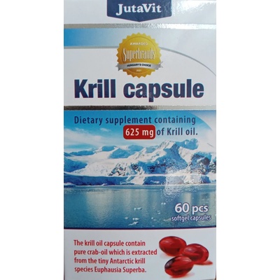JutaVit Krilový olej 625 mg 60 kapsúl