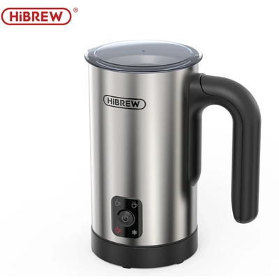 HiBREW Машина за разпенване на мляко HiBREW M3A 4 в 1, 500W, Миксер за шоколад студено и топло лате капучино, Автоматичен нагревател за мляко (M3А)
