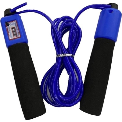 Active Gym Въже за скачане Active Gym - с брояч и лагери, синьо/черно (PS0112)