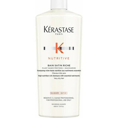 Kérastase Vyživující šampon Nutritive Bain Satin Riche High Nutrition Rich Shampoo 1000 ml