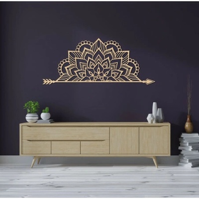 Mandala na stěně ze dřeva - ARONV 4456 HDF0492