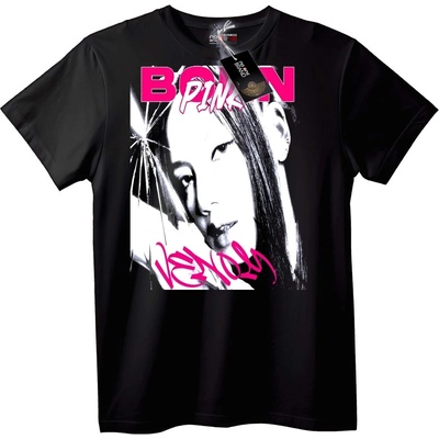 NOONEBRAND Тениска PINK BOW - 2XL, Black