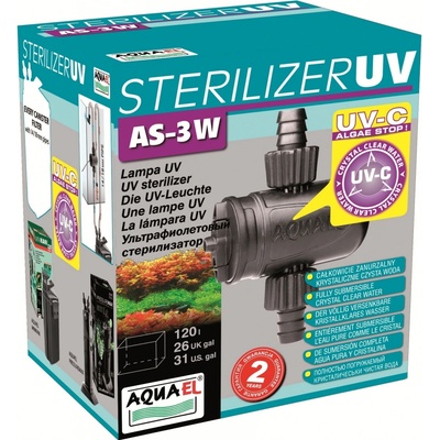 Aquael sterilizér UV AS 11W, 450l