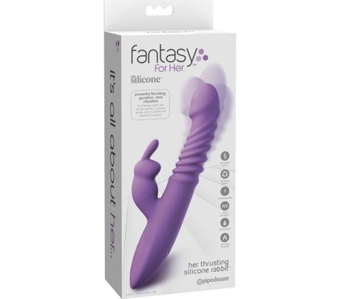 Pipedream Fantasy For Her Thrusting Silicone Rabbit