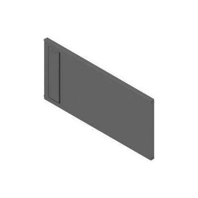 Priečka Ambia-Line, šírka 218mm, výška 110mm Tmavo sivá (OG)