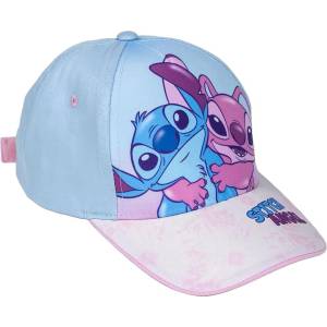 Cerda Шапка с козирка Cerda - Stitch, 4+, 53 cm, светлосиня (2200010115-2) - baby