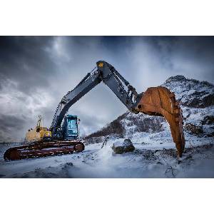 DIMEX ART Флизелинов фототапет стар багер 375 x 250 см