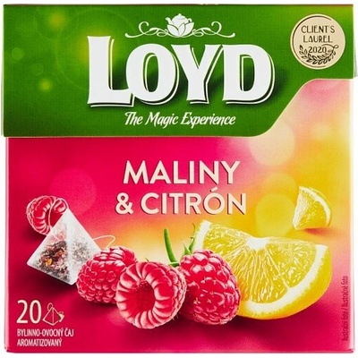 Loyd Ovocný čaj Maliny & Citron 20 x 2 g