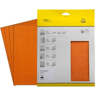 Klingspor PL31B papier brúsny 230x280mm zr. 80 (5 ks) 241778