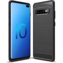 IZMAEL Samsung Galaxy S10 Plus Carbon Bush TPU čierne