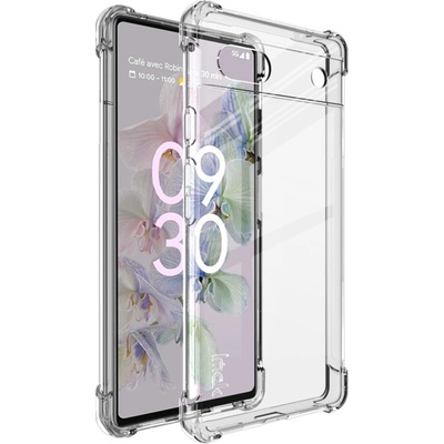 Púzdro IMAK Ochranné silikónové + fólia Google Pixel 6a priehľadné
