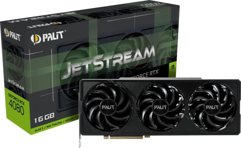Palit GeForce RTX 4080 JetStream 16GB (NED4080019T2-1032J)