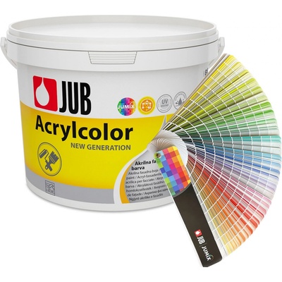 Het Kvalitní akrylátová fasádní barva JUB ACRYLCOLOR míchaný odstín 0,75 l