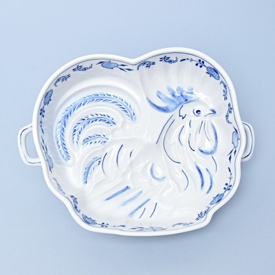 Cibulák originál cibuľový porcelán Kohút forma na pečenie 1,2 l