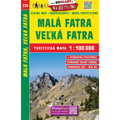 Malá Fatra Veľká Fatra 1:100 000