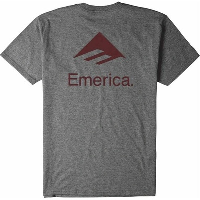 Emerica triko Lockup Tee Dark Grey 021
