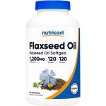 Nutricost Flaxseed Oil 1200 mg [120 Гел капсули]