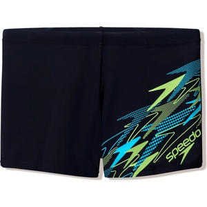 Speedo Мъжки бански слипове Speedo Medley Logo Aquashort Swim brief - Anthracite / Hyper Teal - размер 8 (DE) (050-1140-2317)