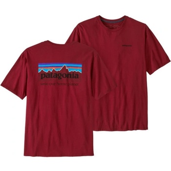 Patagonia P-6 Mission Organic pánske tričko červené