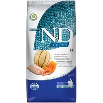 N&D OCEAN CAT Kitten Cod & Shrimp & Pumpkin&Melon 5 kg