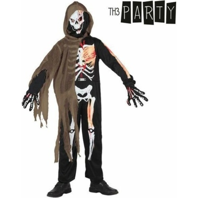 Th3 Party Маскировъчен костюм за деца Th3 Party Многоцветен Скелет (4 Части) (S1109673)