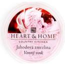 Heart & Home sójový prírodný voňavý vosk Jahodová zmrzlina 27 g