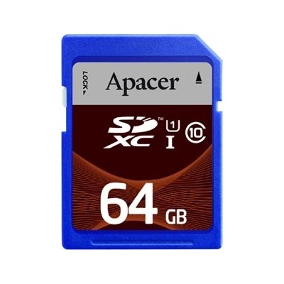 Apacer SDXC UHS-I U1 64GB AP64GSDXC10U1-R