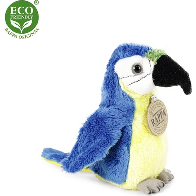 Rappa Плюшено Бебе Синьо-жълта Ара, 15 см. , серия Еко приятели (208957-4)