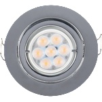 ELMARK Led МЕТАЛНА КРЪГЛА ЛУНА high power 6w 4000-4300k (92r106wh/sn)