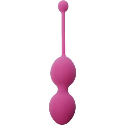 Boss Series Silikonové vaginální kuličky tmavě růžové