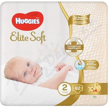 HUGGIES Elite Soft 2 4-6 kg 82 ks