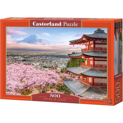 Castorland Пъзел Castorland от 500 части - Пролет в Япония (В-54282)