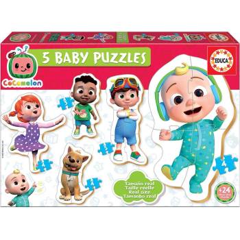 Image 1 of Educa - Puzzle 5v1 Baby Cocomelon - 1 - 39 piese