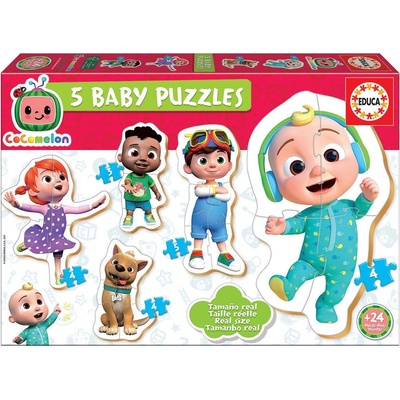 Educa - Puzzle 5v1 Baby Cocomelon - 1 - 39 piese